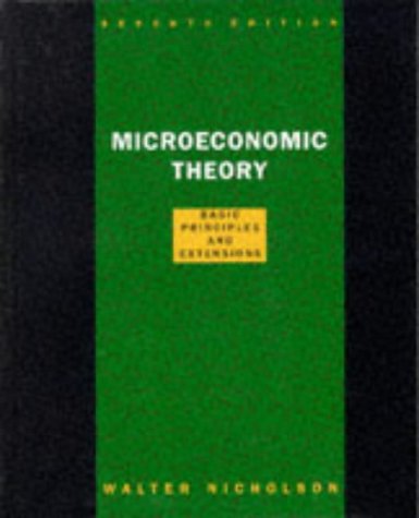 Microeconomic theory Cover