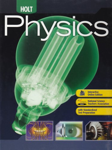 Holt Physics: Student Edition 2009 Cover