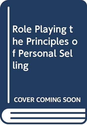 Role playing the principles of selling Cover