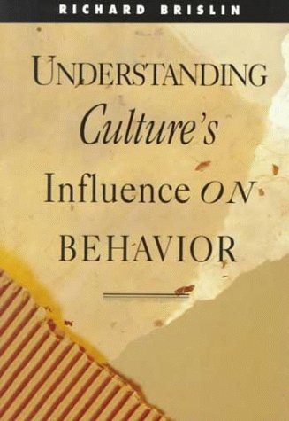 Understanding culture's influence on behavior Cover