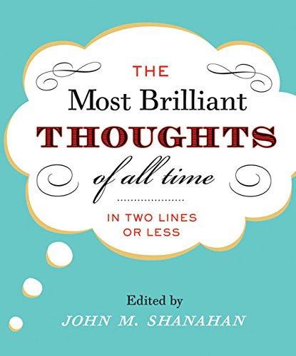 The most brilliant thoughts of all time Cover