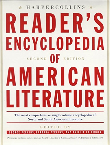 The HarperCollins Reader's Encyclopedia of American Literature Cover