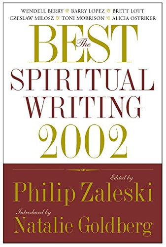 The best spiritual writing, 2002 Cover