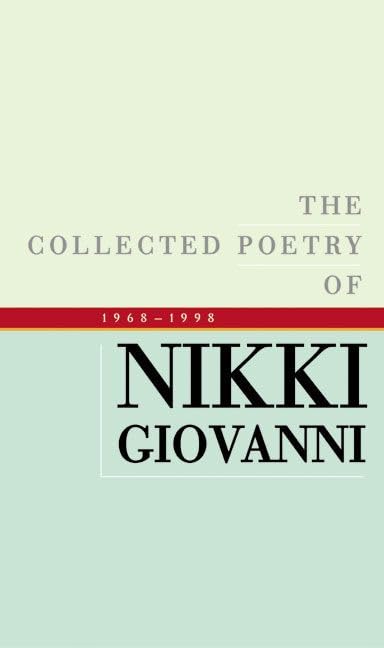 The Collected Poetry of Nikki Giovanni, 1968–1998 Cover
