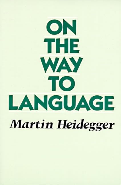On the way to language Cover