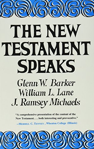 The New Testament Speaks Cover