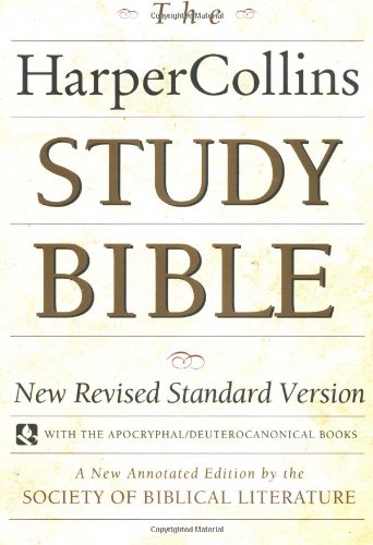 The HarperCollins Study Bible Cover