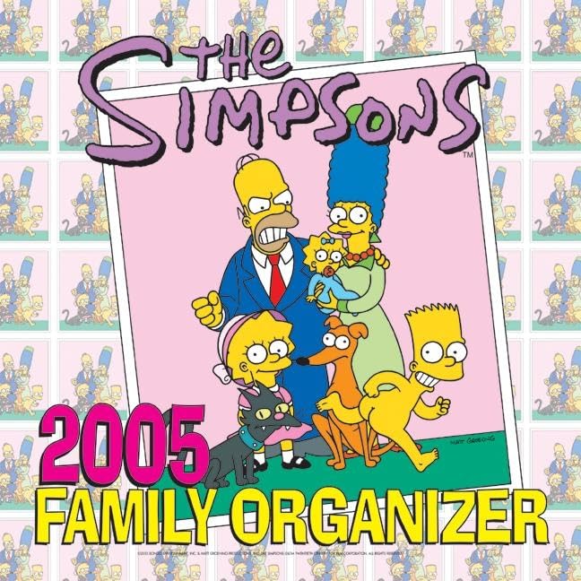 The Simpsons 2005 Family Organizer Cover