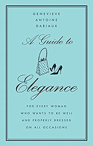 A guide to elegance Cover