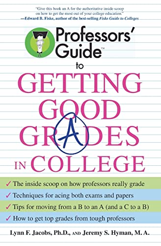 Professors' Guide to Getting Good Grades in College Cover