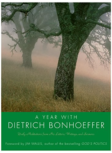 A  year with Dietrich Bonhoeffer Cover