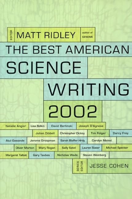 The Best American Science Writing 2002 Cover