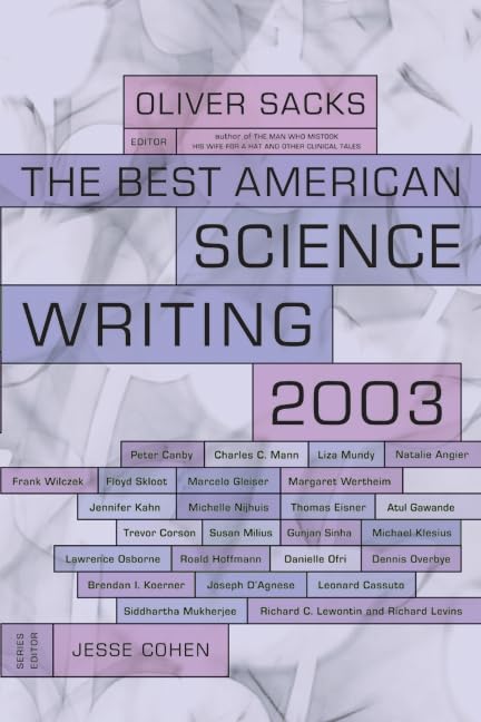 The best American science writing 2003 Cover