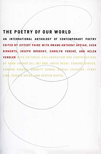 The poetry of our world Cover