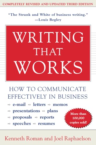 Writing that works Cover