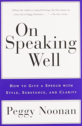 On speaking well Cover