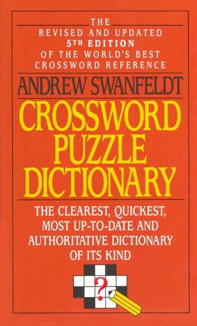 Crossword Puzzle Dictionary Cover