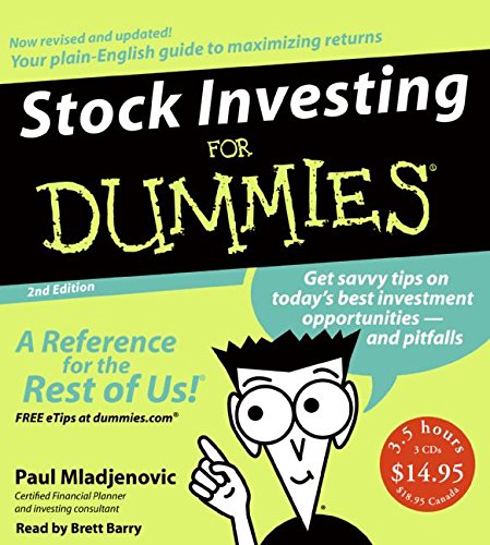 Stock Investing for Dummies 2nd Ed. CD (For Dummies (Lifestyles Audio)) Cover
