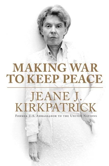 Making war to keep peace Cover