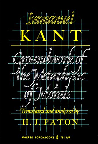 Groundwork of the metaphysic of morals Cover