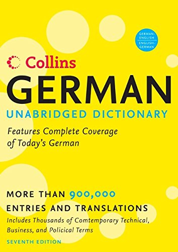 Collins German Unabridged Dictionary, 7th Edition Cover