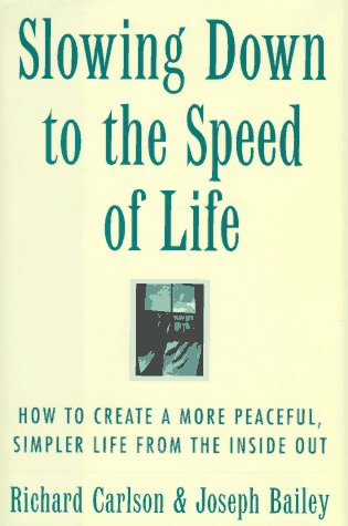 Slowing down to the speed of life Cover