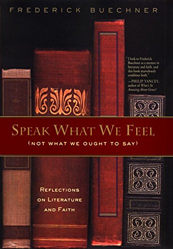 Speak what we feel (not what we ought to say) Cover