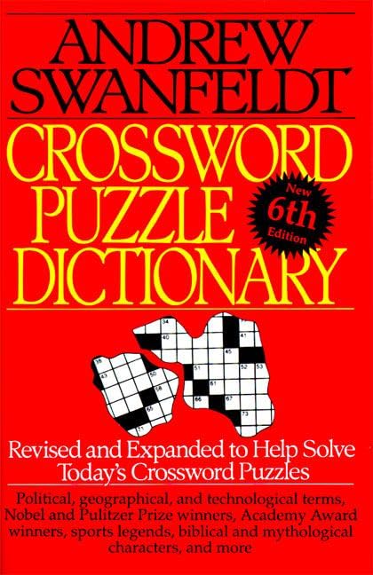 Crossword Puzzle Dictionary Cover