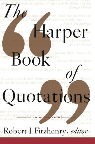The Harper Book of Quotations 3rd Edition Cover