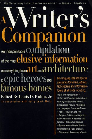 A writer's companion Cover