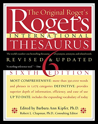 Roget's international thesaurus. Cover