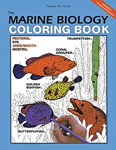 The marine biology coloring book Cover