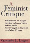 A feminist critique Cover