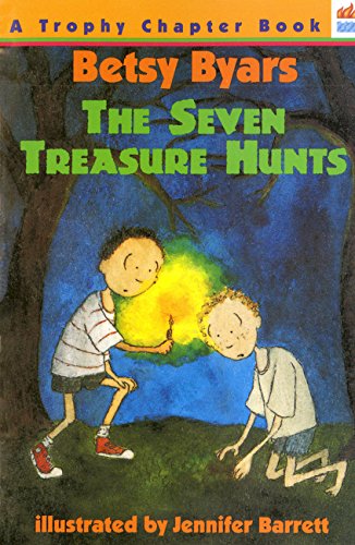The Seven Treasure Hunts (Trophy Chapter Books) Cover