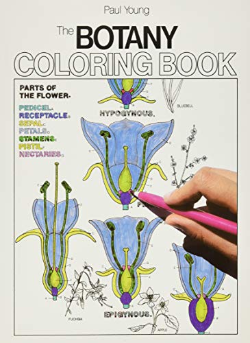 The botany coloring book Cover