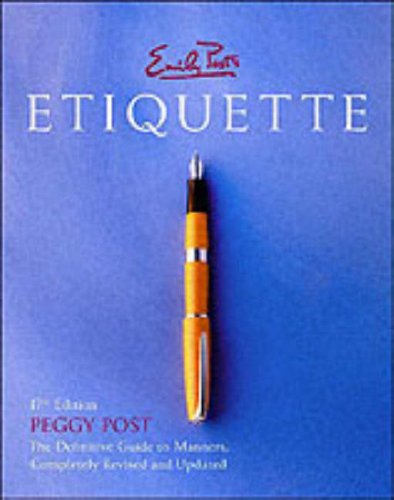 Emily Post's Etiquette Cover