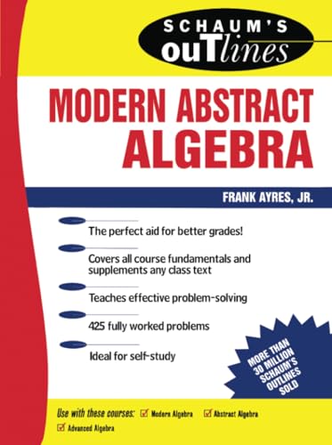 Modern abstract algebra Cover