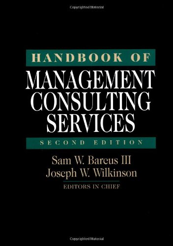 Handbook of management consulting services Cover