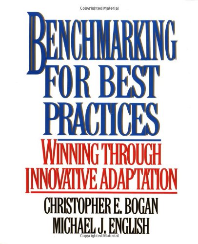Benchmarking for best practices Cover