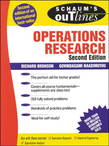 Schaum's outline of theory and problems of operations research Cover
