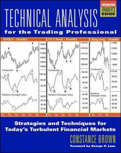 Technical analysis for the trading professional Cover