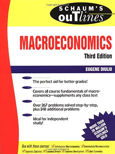 Schaum's outline of theory and problems of macroeconomics Cover