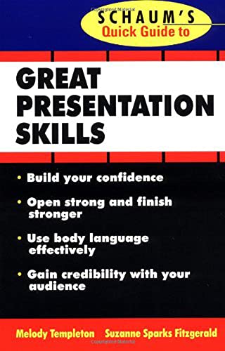 Schaum's quick guide to great presentations Cover