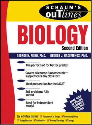 Schaum's outline of theory and problems of biology Cover