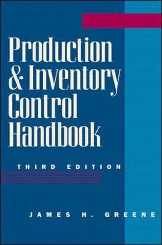 Production and inventory control handbook Cover