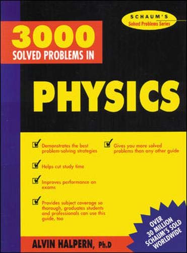 3,000 Solved Problems in Physics (Schaum's Solved Problems) (Schaum's Solved Problems Series) Cover