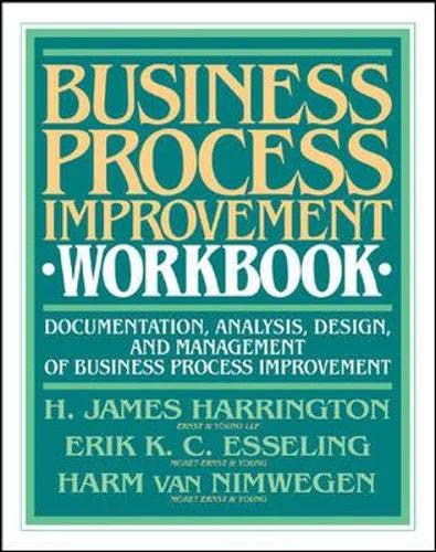 Business process improvement workbook Cover