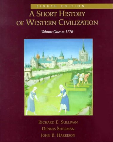 A Short History of Western Civilization, Vol. I (Chapters 1-36). Cover