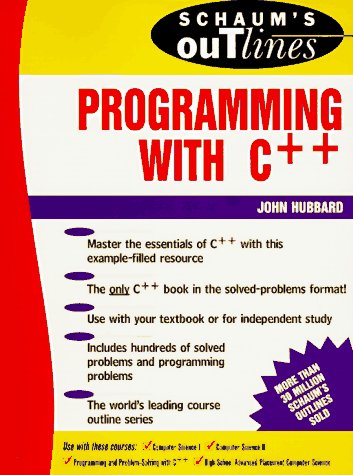 Schaum's Outline of Programming With C++ Cover