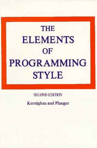 The  elements of programming style Cover